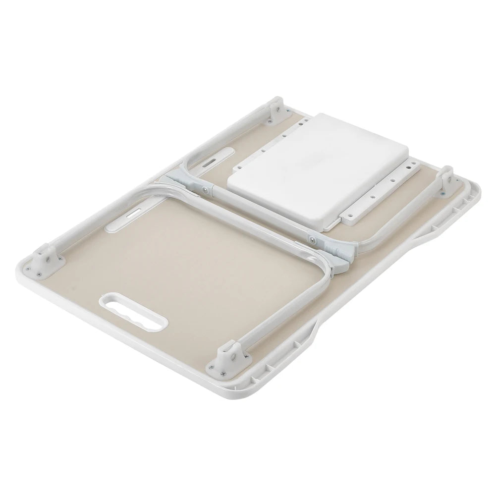 Foldable portable laptop bed desk with drawer for laptop, 60cmW x 42cmD x 28cmH