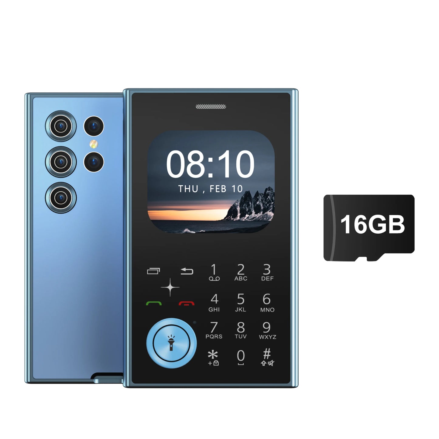 SERVO V8 Feature Mobile Phone 2 SIM Standby Magic Voice Speed Dial Blacklist FM Radio Torch 2G GSM Card Style Button Cellphones