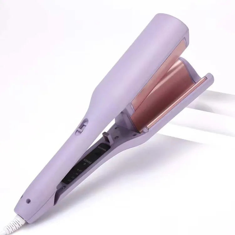 32MM Electric Curling Iron Automatic Lambswool Curling Tool Long Lasting Styling French Styling Rotating Anti-Flame Design