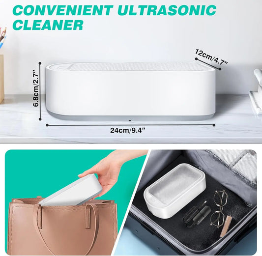 Ultrasonic Cleaning Device, Ultrasonic Cleaner, 650 ml, 40 W Stainless Steel Ultrasonic Device
