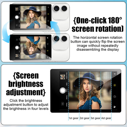 Mobile Phone Wireless Magnetic Selfie Monitor Screen For Smartphone Vlog Live Stream Video Recording for iPhone Android phone