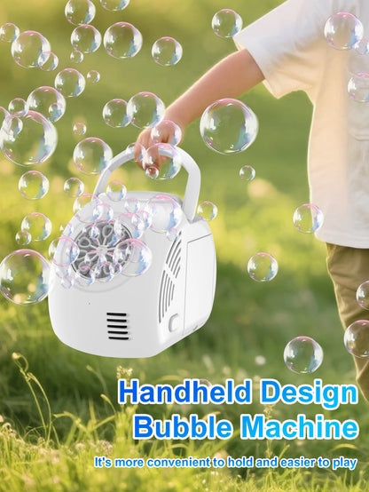 10 hole fully automatic bubble machine for children's kindergarten outdoor activities bubble toy without battery bubble water