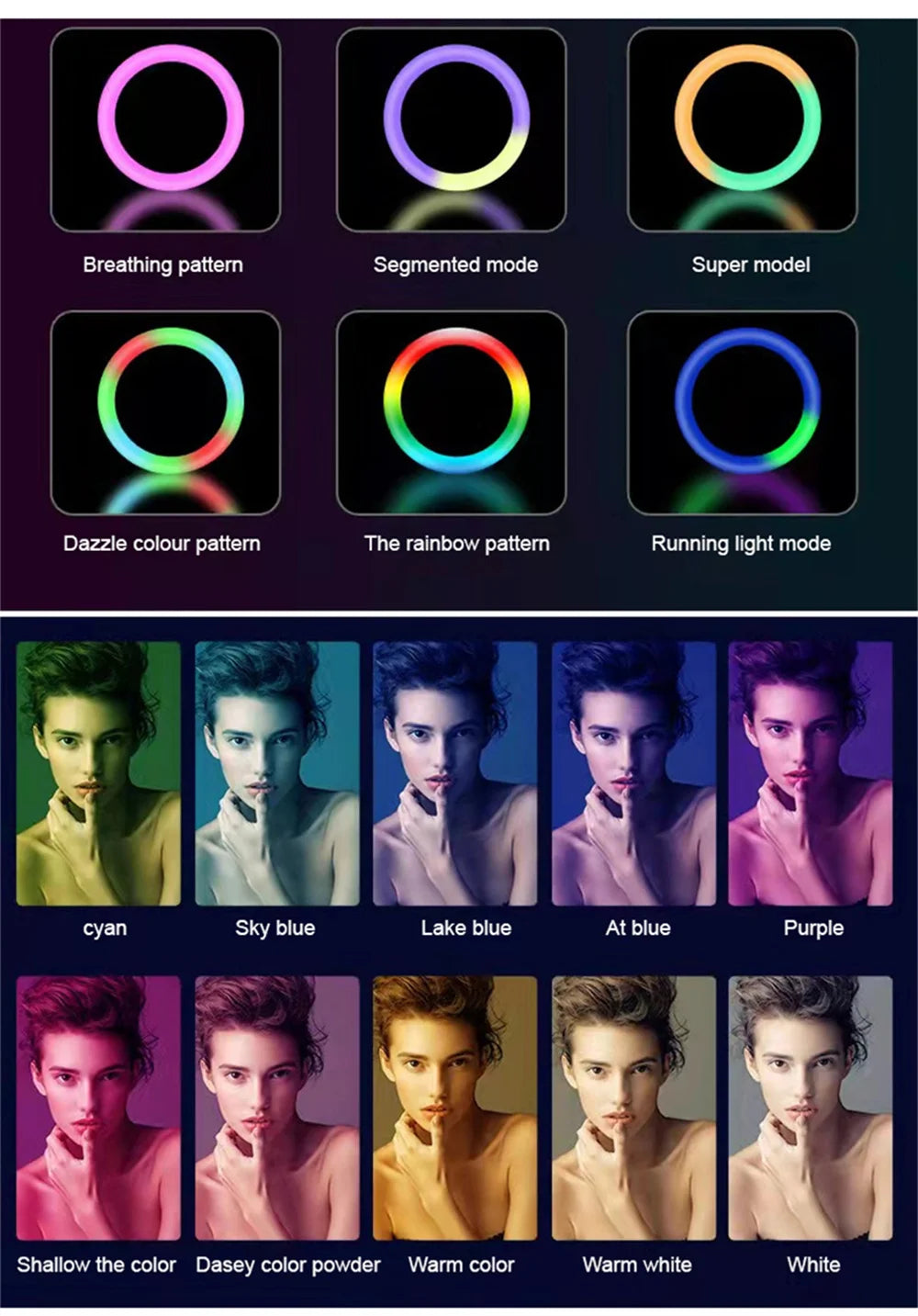 iPad Photo Booth Selfie-Maschine Shell Verstellbarer Ständer Photobooth mit LED-Ringlicht Individuelles LOGO für Hochzeitspartys und Events