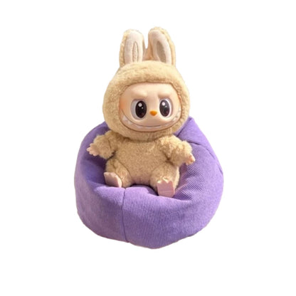 For Labubu Mini Sofa Bjd Doll Room Decoration Plush Doll Series Seat Decoration V2 Universal Children's Toys Birthday gift