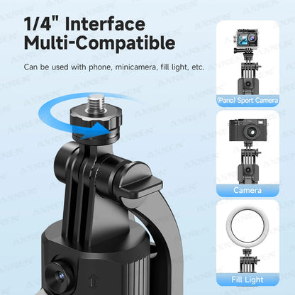 C17 Selfie Stick Tripod for Phone AI 360 Rotation Face Tracking Gimbal Stand Smartphone Camera Monopod Holder 1630mm Quadruped