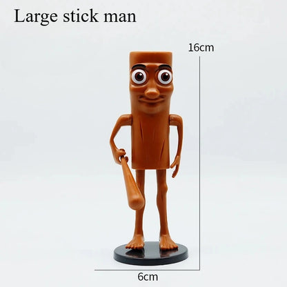 Tung Tung Tung Sahur Tralalero Tralala Italian Brainrot Monster Fusion Edition Anime Action Cartoon Ornament Fun Toy Gift Figure