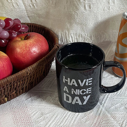 Excel Pattern Coffee Mug Creative Ceramic Tea Coffee Cup Portable Water Mug Juice Milk Cup Office Home Funny Gift New