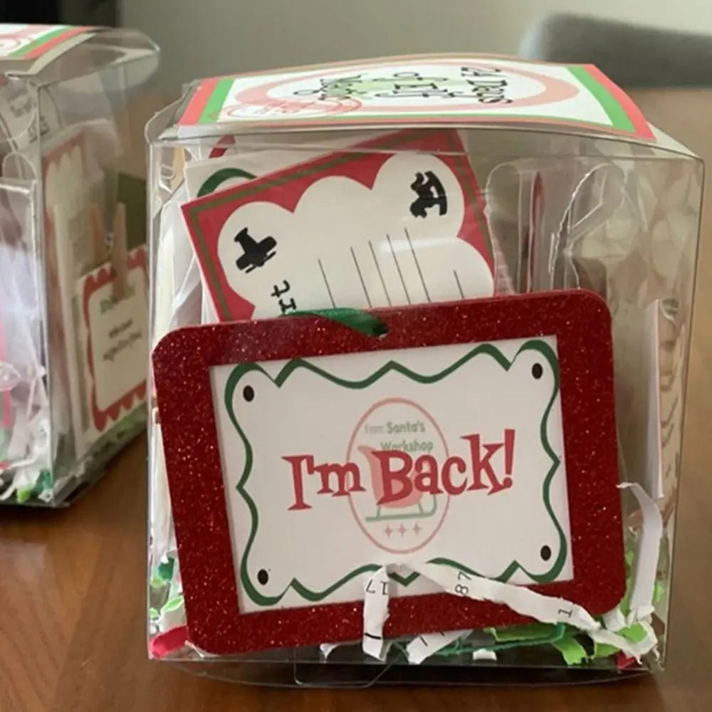 Elf Activities Elf Kit 24/30 Days of Christmas Funny Plastics Christmas Countdown Set Best Elf Pranks Elf Kit 24/30 Days Party