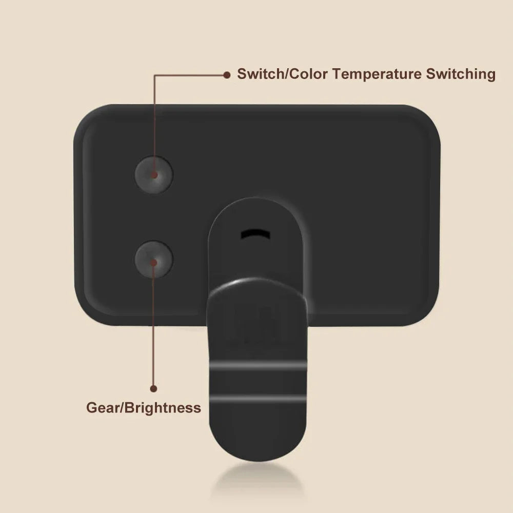 Mini Selfie Fill Light Rechargeable 3 Color Modes Adjustable Brightness Clip on Mobile Phones Computers Photography LED Lights