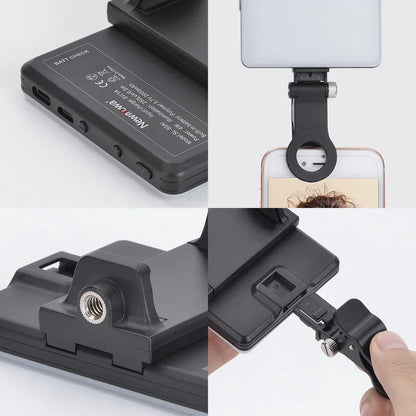 Mobile Phone Fill Light LED Lamp Photography Kit USB PD Dual Port Charging Fill Lamp For Live Broadcast Selfie Video Conference