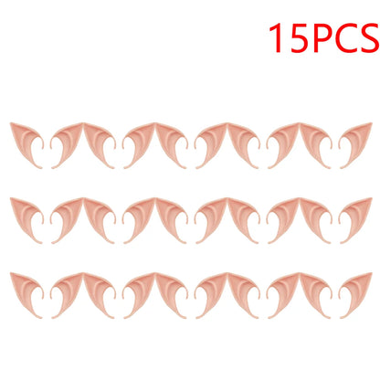 1-20pair Mysterious Angel Elf Ears Artificial Latex Ears for Halloween Decor Fairy Cosplay Costume Masquerade Accessories