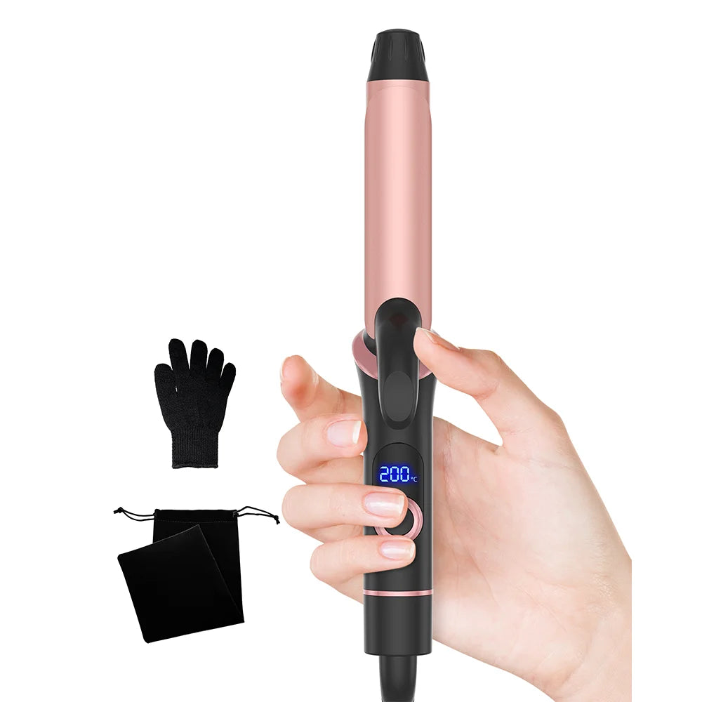Ceramic Mini Hair Curler 25mm Travel Curling Iron Dual Voltage Curling Wand Small Hair iron Styler Curly Hair Products