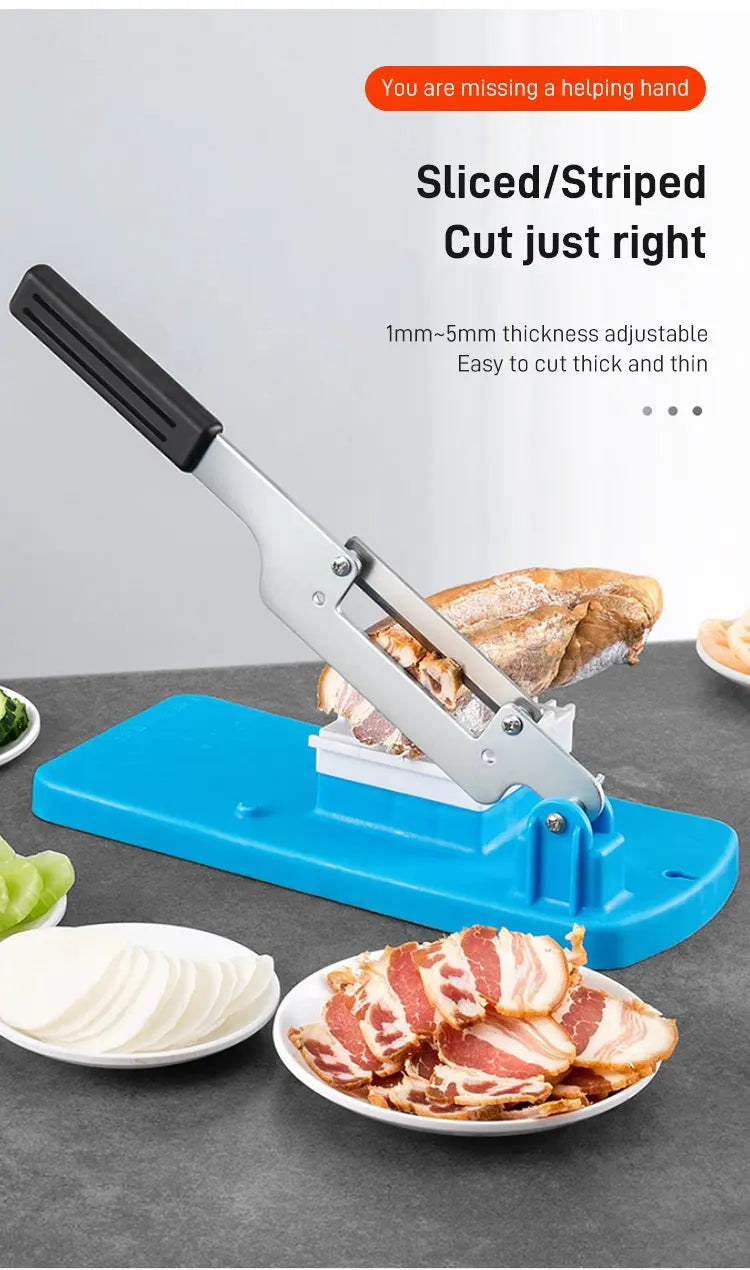 Multifunctional Table Slicer Frozen Meat Beef Herb Mutton Roll Fruit Bread Vegetable Slicer Machine
