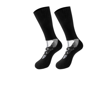 New Cotton Pilates Socks Harajuku Street Breathable Yoga Socks Non-Slip Grip Casual Strappy Grip Sock