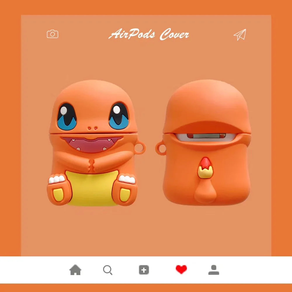 Cute Cartoon Eevee Squirtle Bulbasaur For Airpods 1 2 3 Pro Pro 2 Case Silicone Earphone Case Accessories Cover