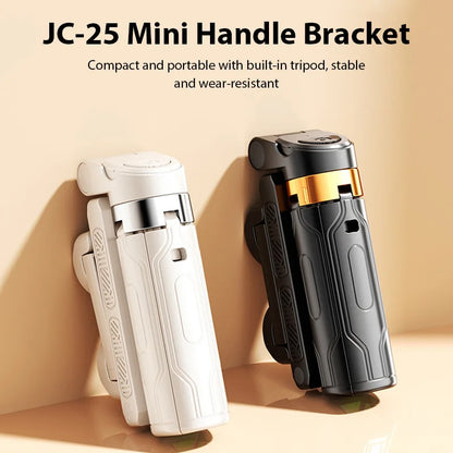 2025 New Bluetooth Selfie Stick Ultra-mini Universal Foldable Travel Portable Floor Mobile Phone Quadrupod 360 Degrees Rotation