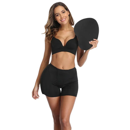 Sponge Padded Women Butt Hip Up Padded Enhancer Crossdresser Shorts High Waist Trainer Shaper Hip Pads Enhancer Booty Lifter
