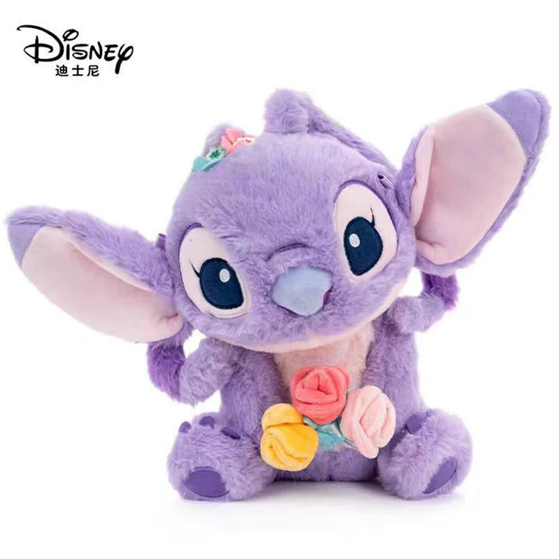 Genuine Disney Stitch 25-30CM Plush Toy Anime Lilo & Stitch Stuffed Toys Kawaii Cartoon Cute Pillow Doll Toys Kids Birthday Gift