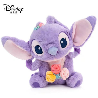 Genuine Disney Stitch 25-30CM Plush Toy Anime Lilo & Stitch Stuffed Toys Kawaii Cartoon Cute Pillow Doll Toys Kids Birthday Gift