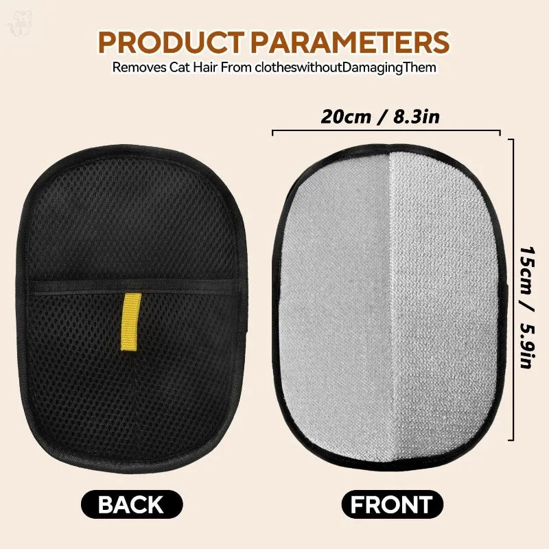 Pet Hair Remover Portable Washable Clothes Hair Dehairing Gloves Pet Cleaning Products Pet Accessories