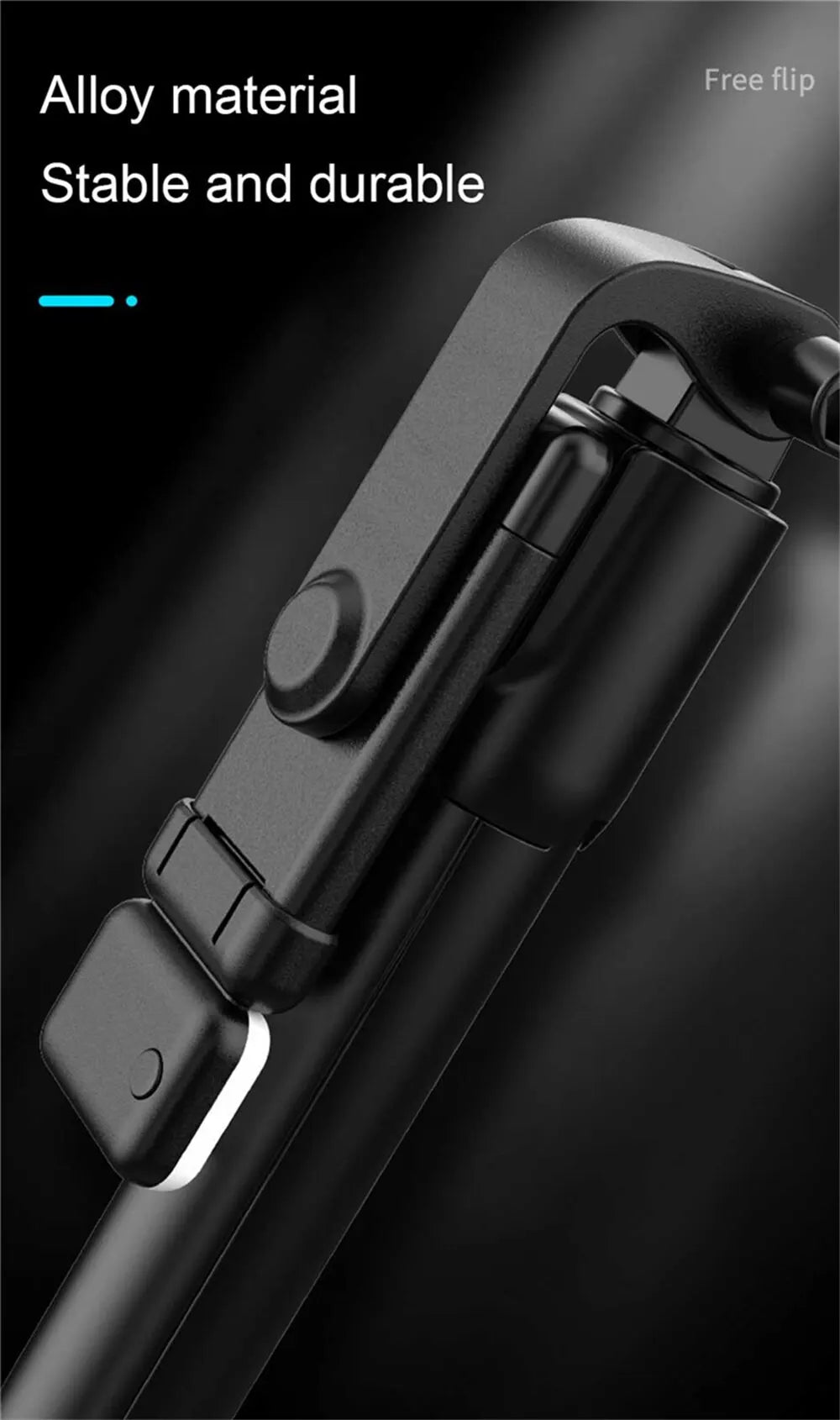 Wireless Bluetooth Selfie Stick Tripod With Remote Extendable Tripod With LED Selfie Light Detachable For Ios Android Smartphone