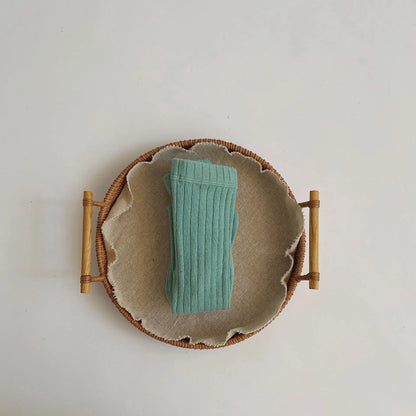 Girls Cotton Tights - Soft Knitted Pantyhose for Babies & Toddlers | Macaron Colours