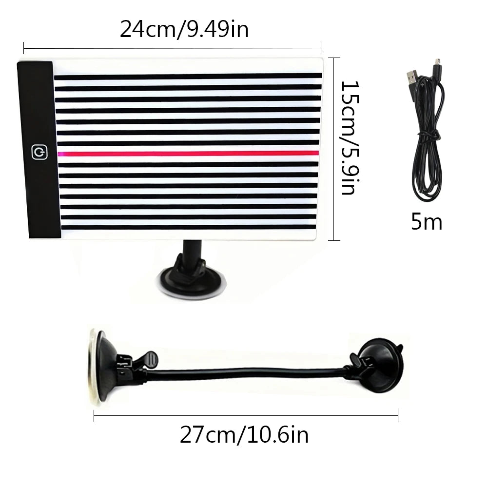 LED Reflector Line Board Light with USB Line Paintless Dent Repair Tool Car Body Dents Light Reflector Car Repair Accessory
