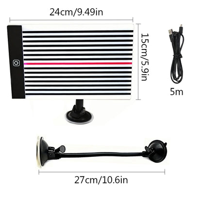LED Reflector Line Board Light with USB Line Paintless Dent Repair Tool Car Body Dents Light Reflector Car Repair Accessory