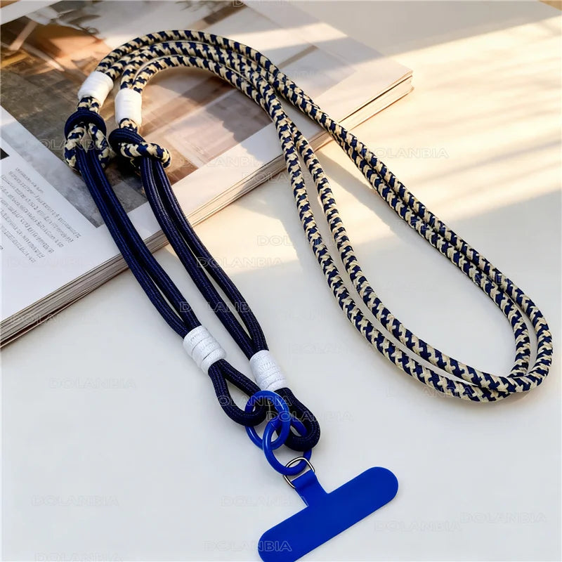 Creative 3-in-1 Mobile Phone Lanyard Wrist Strap Crossbody Hanging Neck Cellphone Chain Travel Convenience Phone Anti-loss Strap