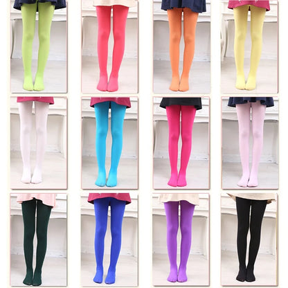 Premium Girls Ballet Dance Tights - Soft Footed Stockings for Dance, Halloween & School Uniform