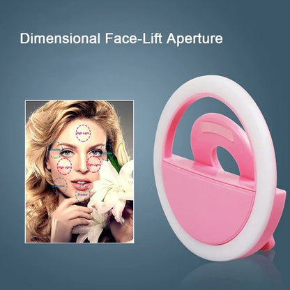 Live Broadcast Fill Light Phone Self Shot live Broadcast Light Whitening indoor Camera Small Portable For Tiktok Shooting Props