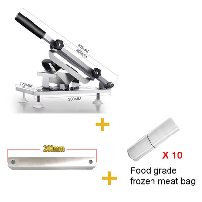 Stainless Steel Meat Slicer Meat Slicer Bone Cutting Machine Minced Lamb Bone Meat Cutter Chicken Duck Fish Ribs Lamb Cutting