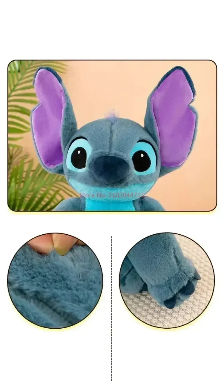 New Disney Giant Size Lilo&stitch Plush Stuffed Doll Animal Couple Cartoon Sleeping Pillow Softmaterial Toy For Christmas Gif