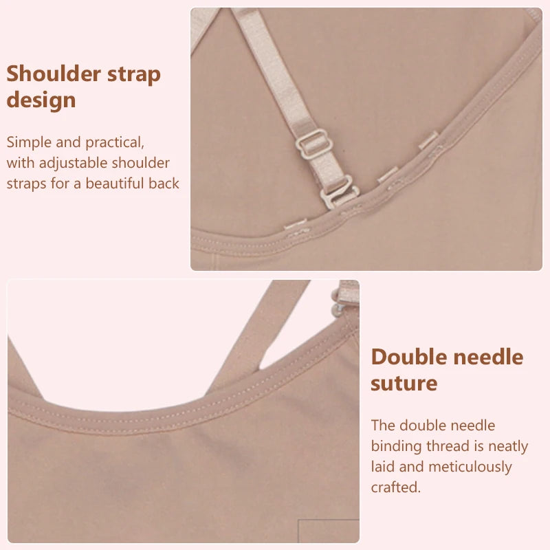 Children Ballet  M-2XL Costume Jumpsuits Seamless Camisole Skin Color Gymnastics Leotard Girls Kids Dance Ballet Underwear