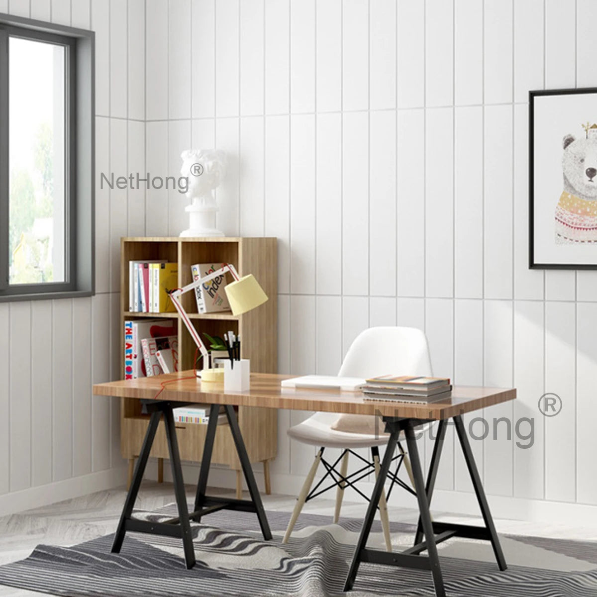 Waterproof Brick Stone Wallpaper Self Adhesive Vinyl Wall Decor Sticker 70*77cm