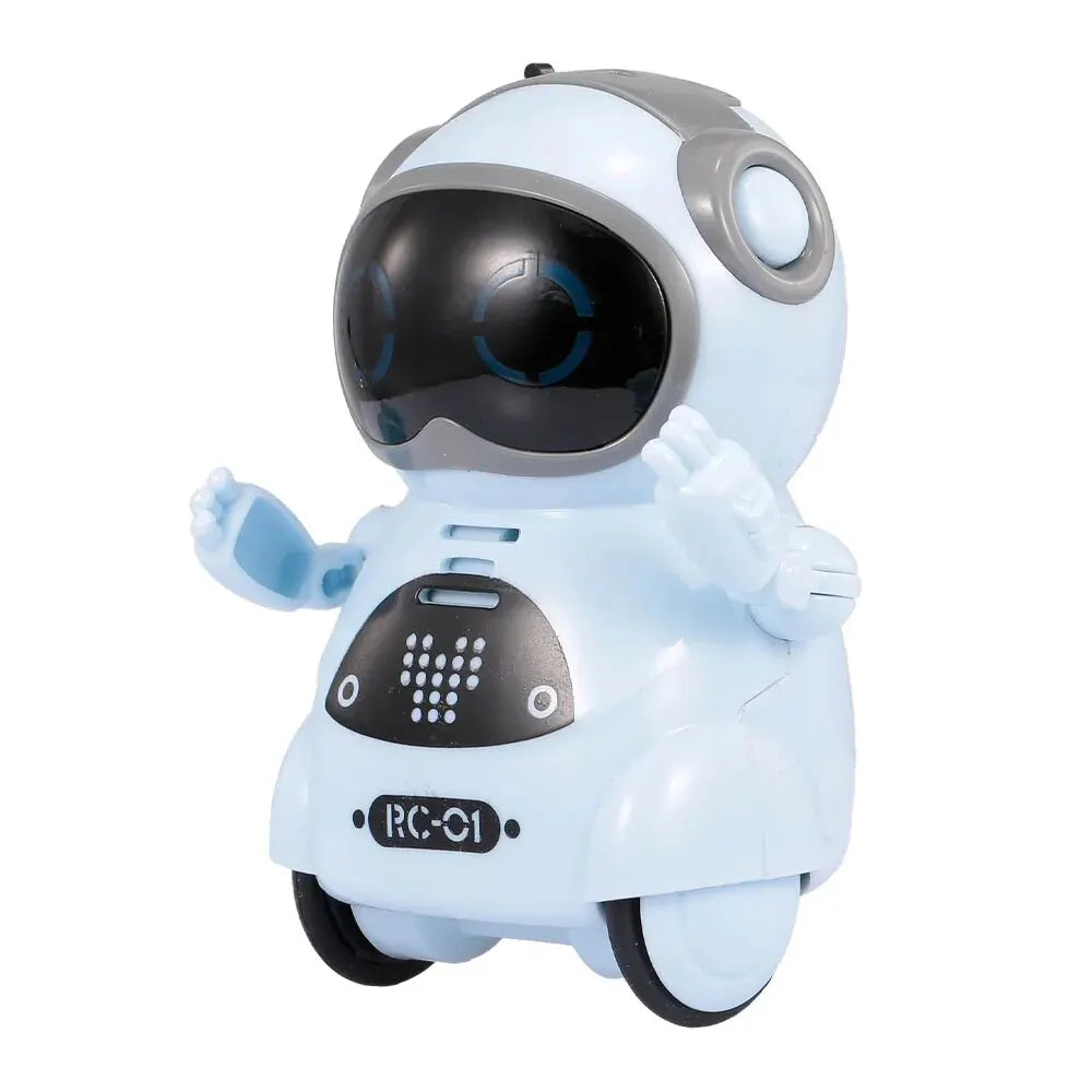 Pocket Emo Robot Talking Interactive Dialogue Voice Recognition Record Singing Dancing Telling Story Mini Robot Toy