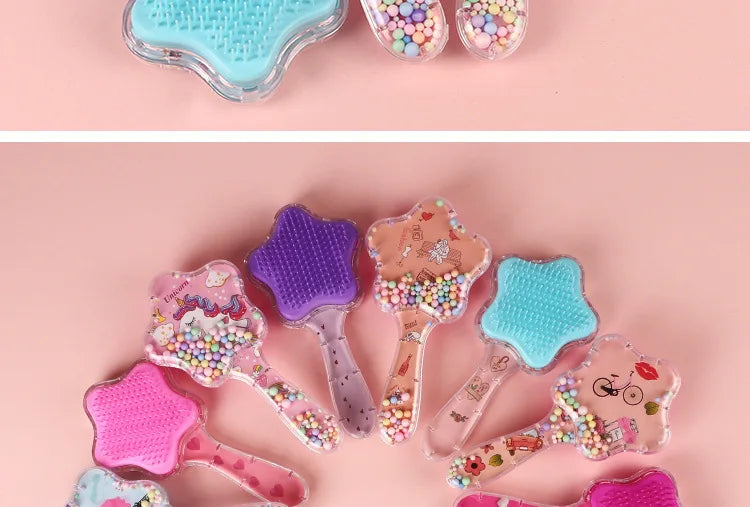 New Star Magic Combs Anti-static Massage Unicorn Hair Brushes Tangle Detangle Shower Massage Hair Brush Comb Salon Styling Tools