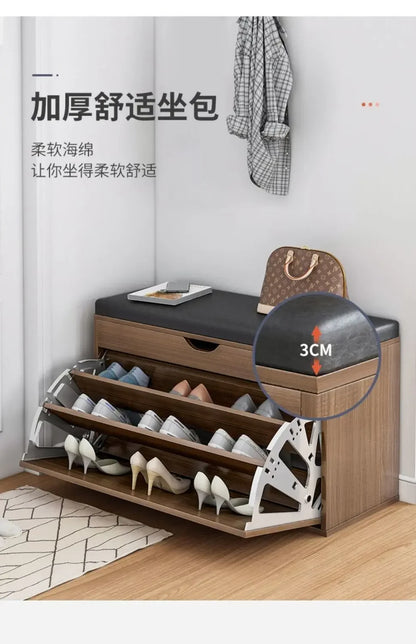 Modern Shoe Cabinets Storage Entrance Stool Entrance Hall Shoe Cabinets Bench White Living Room Home Furniture