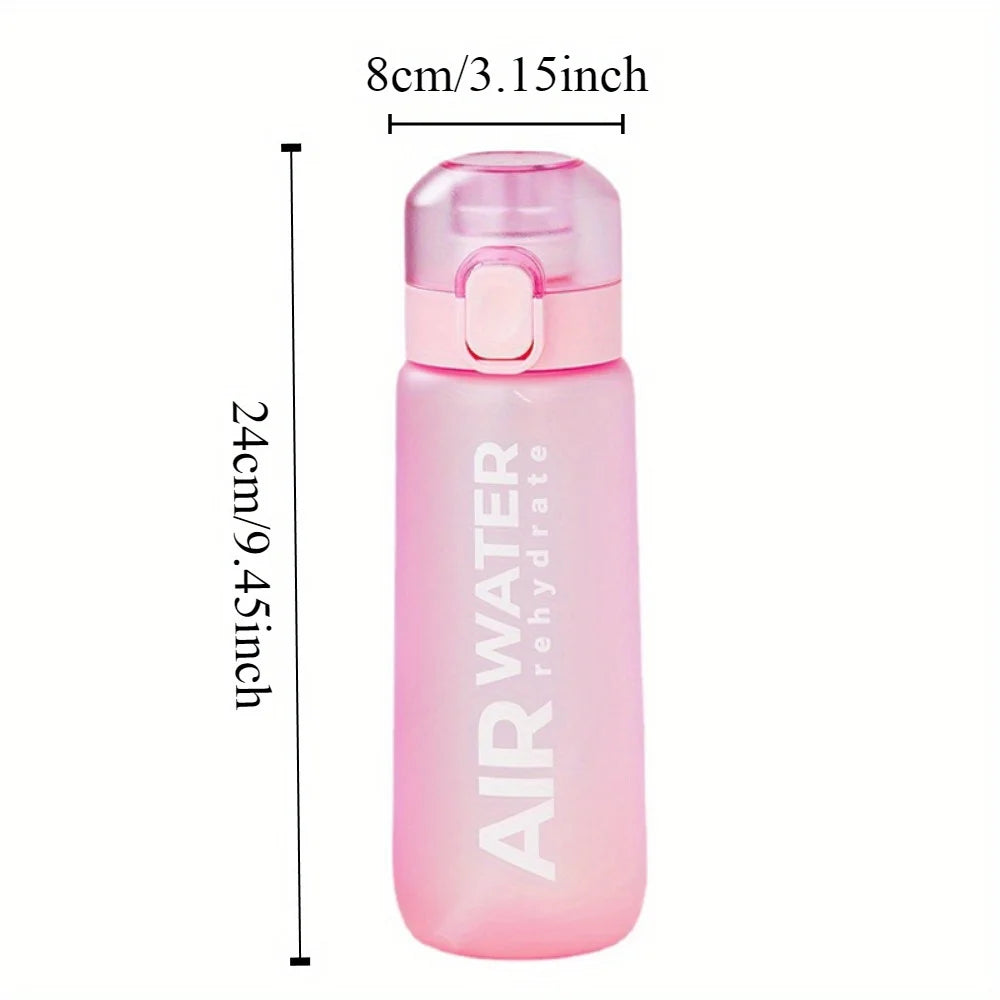 750ml/25oz Fruit Flavor Water Bottle 0 Sugar 0 Calories Sports Drinking Cup with 7 Fruit Pods Ideal for Fitness Sports Outdoor