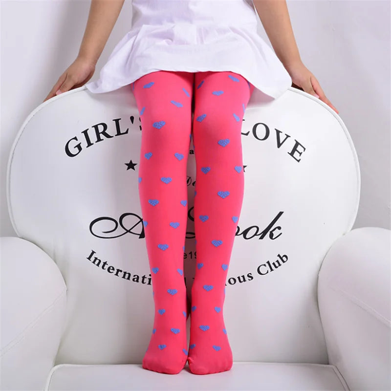 Girls Dance Socks Plain Candy Color Stockings Pantyhose Tights Leggings Velvet Cotton Dance Performance Dace Ballet Tights