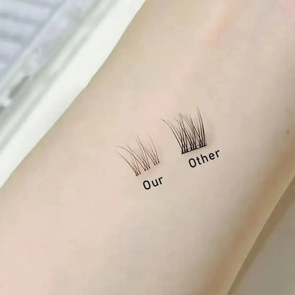 New Natural Cluster Fishtail Type Glue-free Self-adhesive False Eyelashes Eyelash Extension Makeup Natural Cluster 2025 New