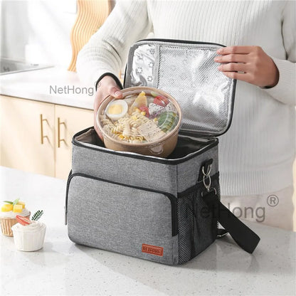 Bag, Insulated Cooler Bag Thermal Lunch Tote Bags For Men Women