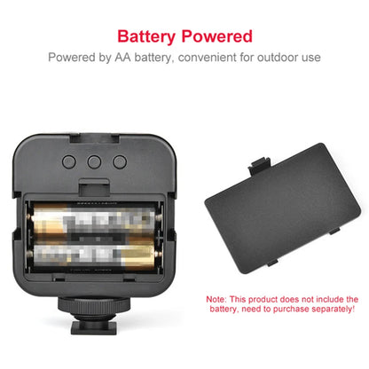 New Rechargeable 6500K LED Video Light Mini Camera Light Fill Lamp Portable Photography Lighting for Vlog Live Streaming DSLR