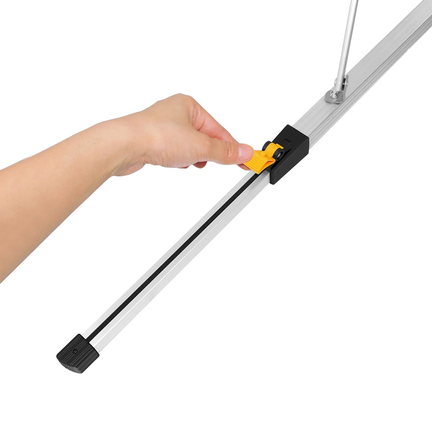 Foldable Aluminum Picnic Table 90x52x68cm, Height Adjustable 45-68 cm, Stable Structure, Anti-slip, Carry Bag