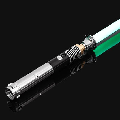 Lightsaber RGB 16 Colors Metal Handle Double-edged Change Heavy Dueling Sound Two In One Light Metel Handle LED USB Charging