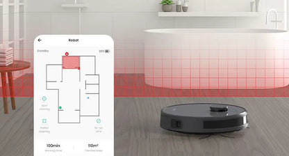 Lefant M1 Robot Vacuum Cleaner with mopping 4000Pa Suction, Lidar Navigation,WiFi/App/Alexa, Ideal for Pet Hair,Carpet