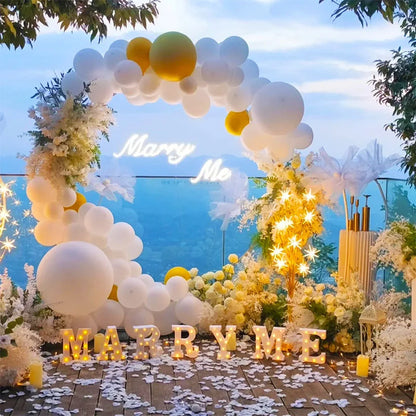 Metal Wedding Arche Circular Balloon Stand Party Decoration Backdrop Arch Birthday Party Balloon Arch Baby Shower Decoration