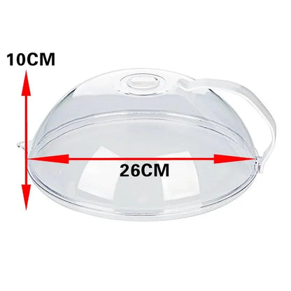 (1pc)Microwave Oven Splash Proof Cover, High Temperature Resistant Food Heating Cover, Food Preservation Cover, Oil Proof Cover