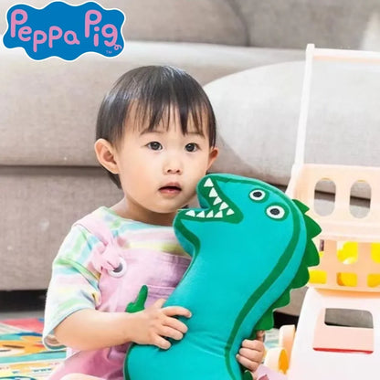 Peppa Pig Mr. Dinosaur of George Pig Two-sided Plush Stuffed Kawaii Doll  Home Room Decoration Holiday Birthday Kids Toy Gift