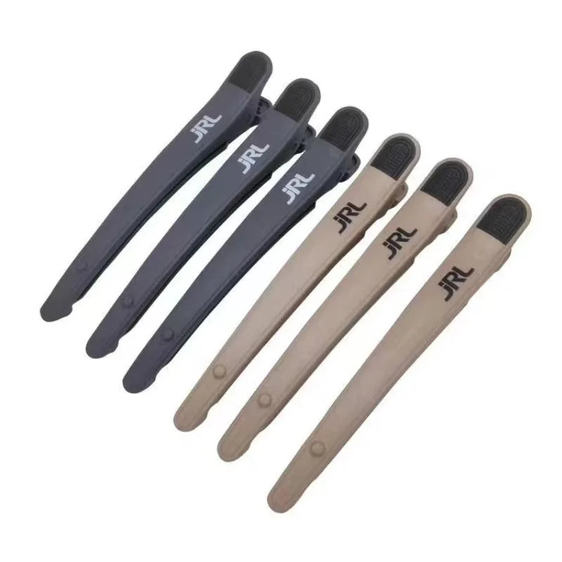 JRL Professional Hairdressing Duckbill Clip - 4 Inch Non-Slip Hair Sectioning Clips
